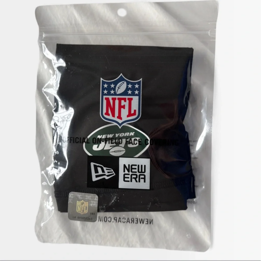 New Era Black NFL New York Jets Face Covering